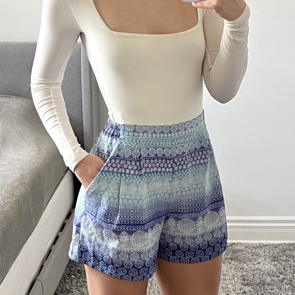 Blue shorts